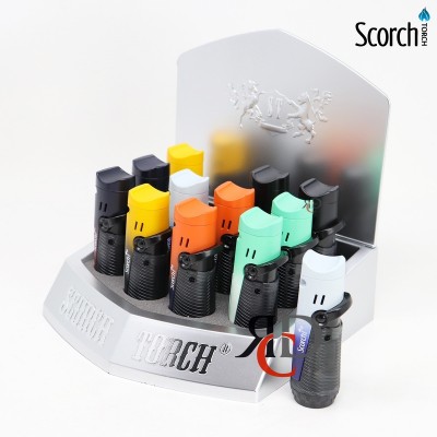 SCORCH TORCH 3T OMBRE PULL LITE SEE THRU BUTANE 12CT/ DISPLAY